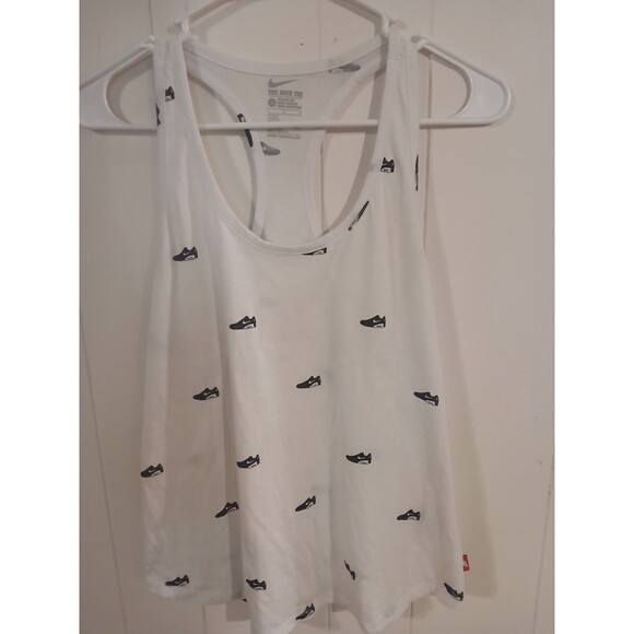 Nike Air Max Print Athletic Racerback Tank Top Women's Large - Picture 1 of 3